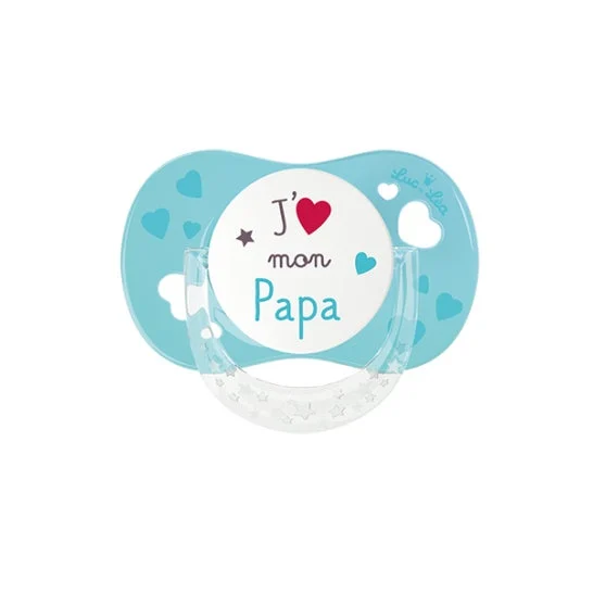 Luc et Lea Chupete Anatómico Papá Anillo 6-18M 1ud