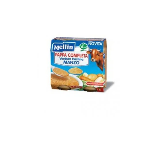 Mellin-Pappa Compl Manzo 2X250G