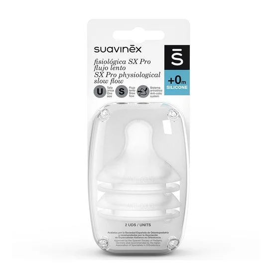 Suavinex Sil Teat Fisio Flujo 2 pezzi