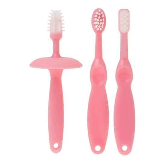 Spazzolino da denti rosa Kiokids