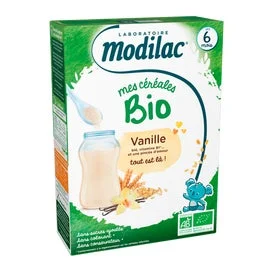 Modilac Mis Cereales Organic Vainilla 250g