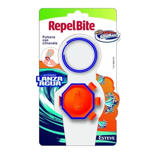 Repel Bite Bracciale con lancia d'acqua alla citronella 1Ud