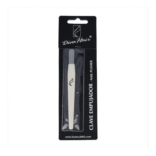 Diva Hair Clave Empujador Uñas Blanco 1ud