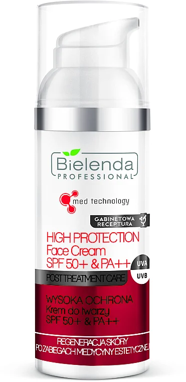 Crema viso con SPF 50+ & PA++