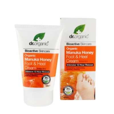 DR ORGANIC Manuka Honey – Foot & Heel Cream | Crema Piedi e Talloni