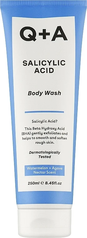 Gel doccia con acido salicilico