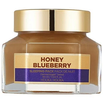 Holika holika Blueberry Honey Sleeping Pack - Maschera viso notte con miele e mirtilli - 90 ml