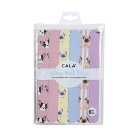 Cala Salon Nail Files Animal Lover Lima Uñas 6uds