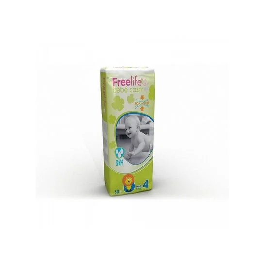 Freelife Pannolini Bebè Taglia 4 (7-18kg) 50pz