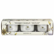 Yankee Candle Set di candele in vetro Twinkling Lights - 37,0 g