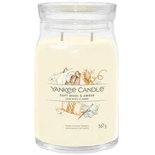 Yankee candle Soft Wool & Amber Signature candela 368.0g