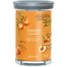 Yankee Candle Candela tumbler Farm Fresh Peach Signature - 567,0 g