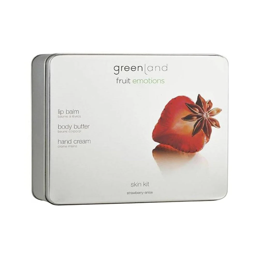 Set Cosmetica Greenland Fragola 3 Pezzi