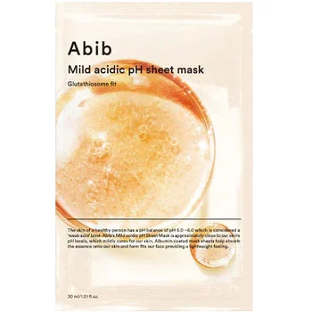 Maschera in tessuto con pH acido delicato Glutathiosome Fit - Maschera in tessuto illuminante - 30 ml
