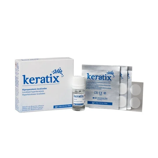 Soluzione Keratix + 36 patch da 19 mm
