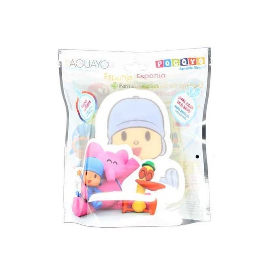 Aguayo Spugna da bagno Spugna Disegni 1pz