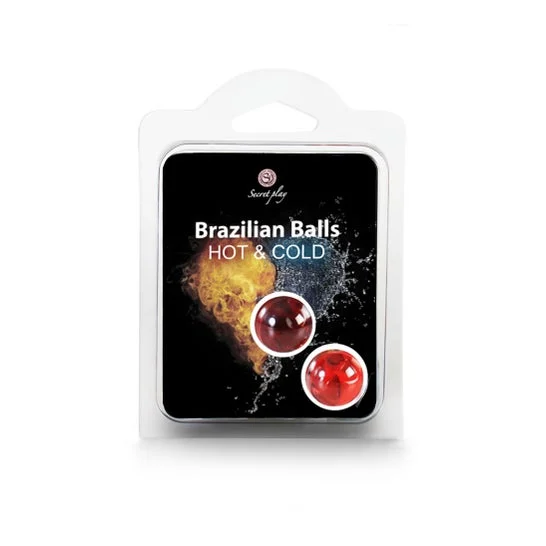 Set di gioco segreto 2 palle brasiliane effetto caldo e freddo 8gr