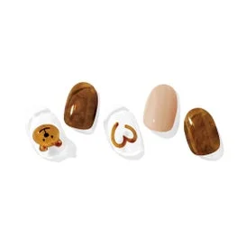 Ohora Gel Nail Strips N Caramel Bear 30uds