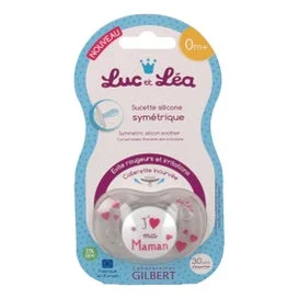 Luc e il ciuccio in silicone "Amo la mia mamma" 0 mesi e oltre