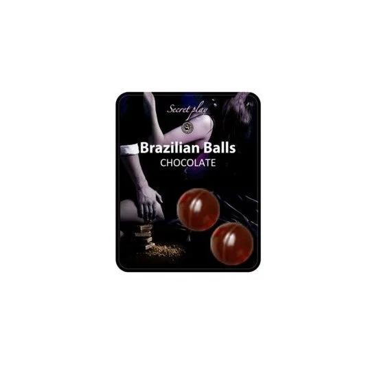 Segreto Giocare Set 2 palle brasiliane Aroma al cioccolato 8 Gr