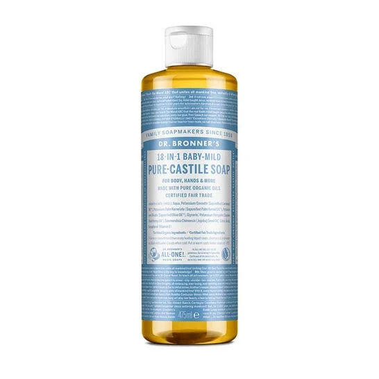 Dr. Bronner's Jabón Neutro Líquido Bebé Bio 475ml