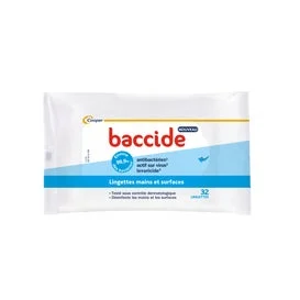 Baccide Salvietta Disinfettante Mani e Superfici 32 Bustine