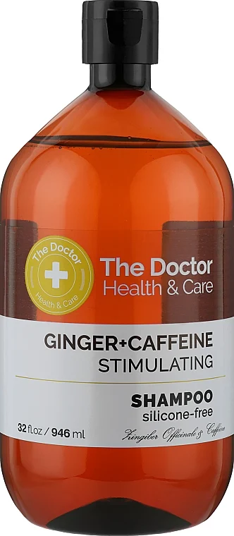 Shampoo stimolante allo zenzero e caffeina