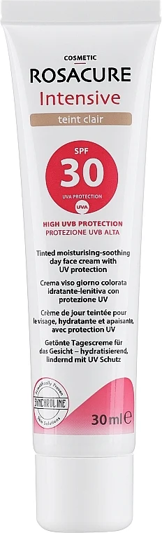 Emulsione tonificante per pelli sensibili con tendenza all'arrossamento dell'SPF 30