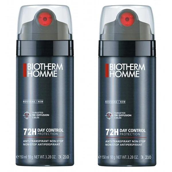 Biotherm Day Control Deodorante 72h Extreme protezione Uomo 2x150ml