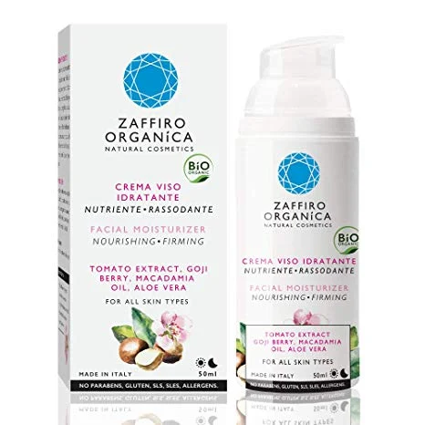 ZAFFIRO ORGANICA Crema Viso Idratante Nutriente e Rassodante