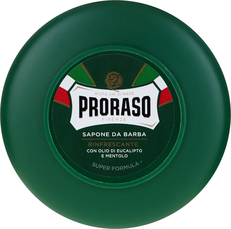 Sapone da barba con olio di eucalipto e mentolo