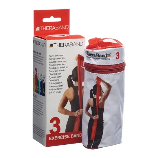 Ayudas Dinámicas Theraband Benda Elastica Rosso 1 Unità