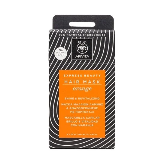 Maschera capelli Apivita lucentezza e vitalità 20ml