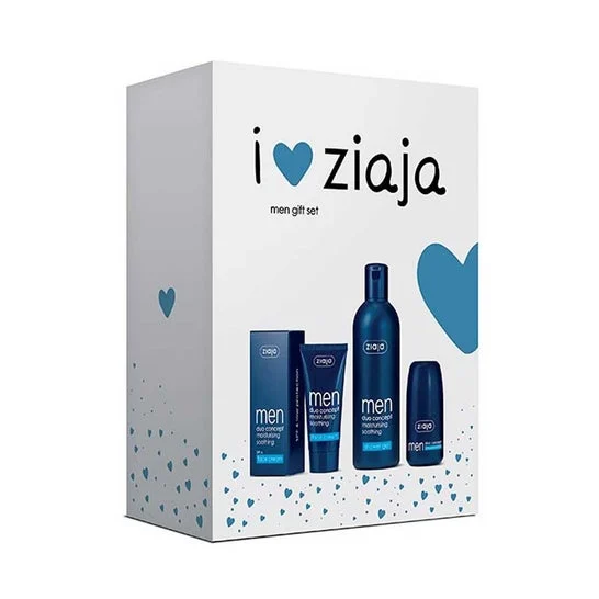 Ziaja Set Uomo Bagno Gel+ Crema per il viso+ Deodorante