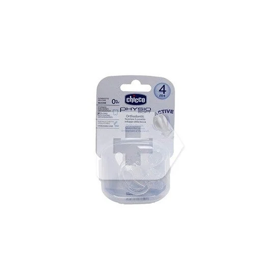 Succhietto in silicone Chicco™ Physiosoft anatomico in gomma multiuso 4M+ 1ud