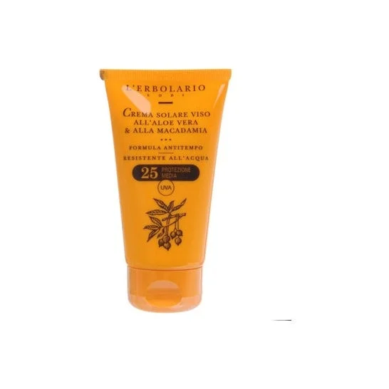 L'Erbolario Crema Solare Aloe & Macadamia Spf25 75ml