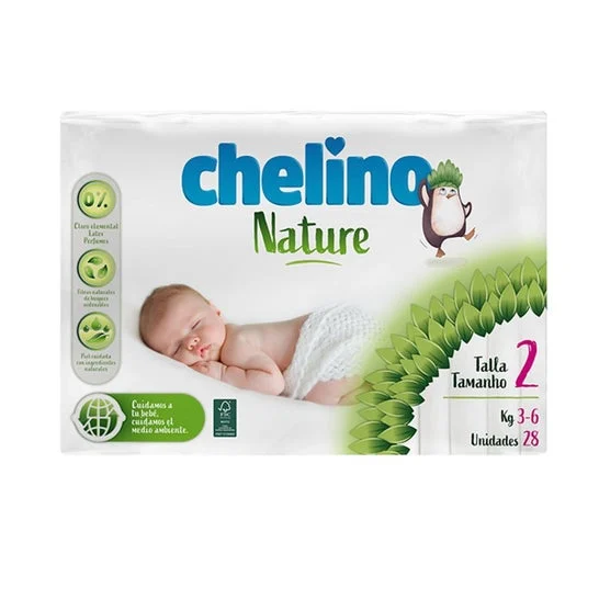 Pannolino per neonati Chelino Nature T2 28 pezzi