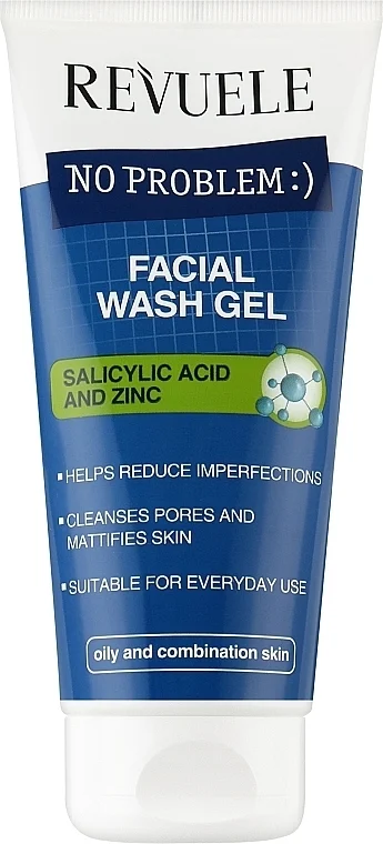 Gel detergente con acido salicilico e zinco