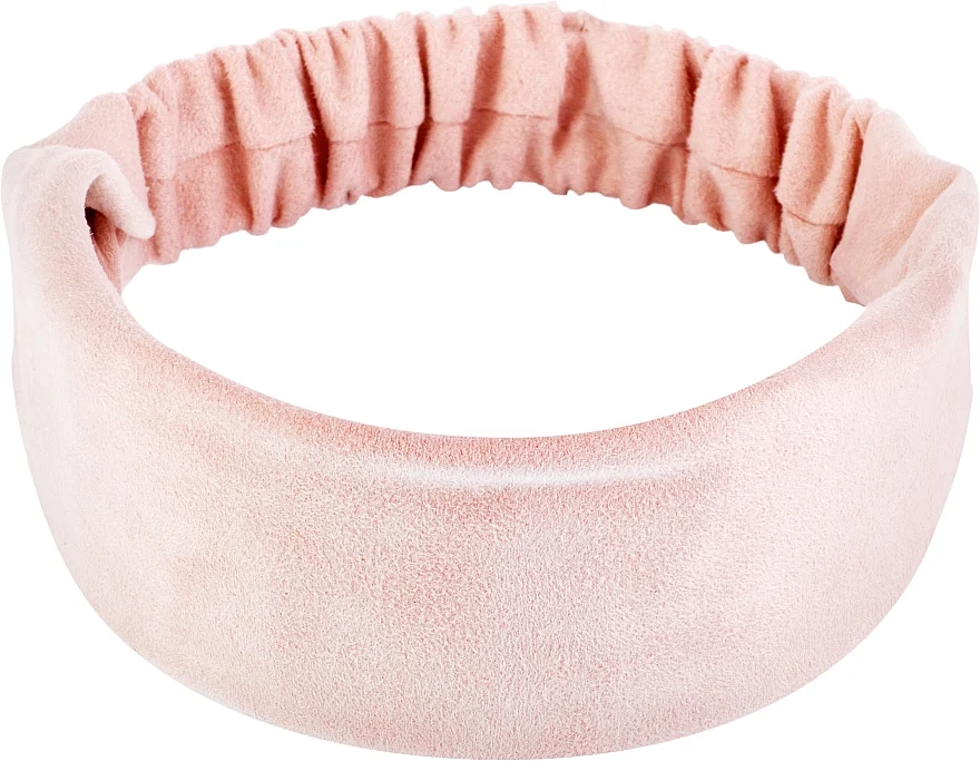 Fascia cosmetica per capelli, pesca "Suede Classic"