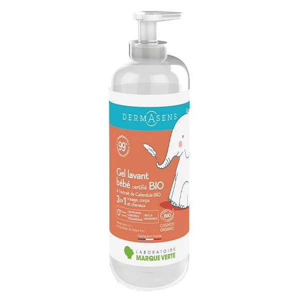 Dermasens Gel lavante per bambini bio 3 in 1500ml