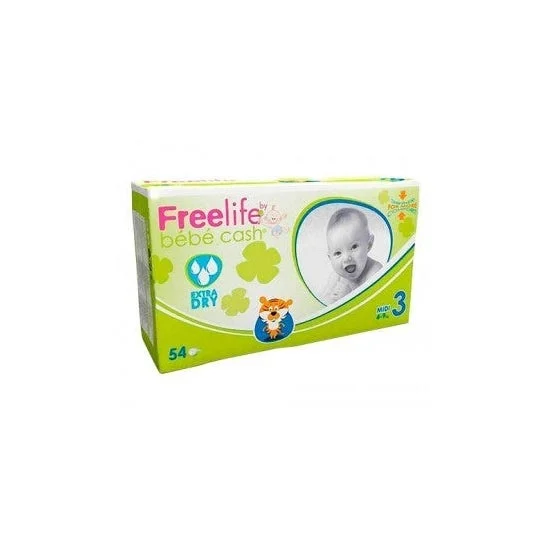 Baby Cash Freelife pannolini dimensione 3 54 pz
