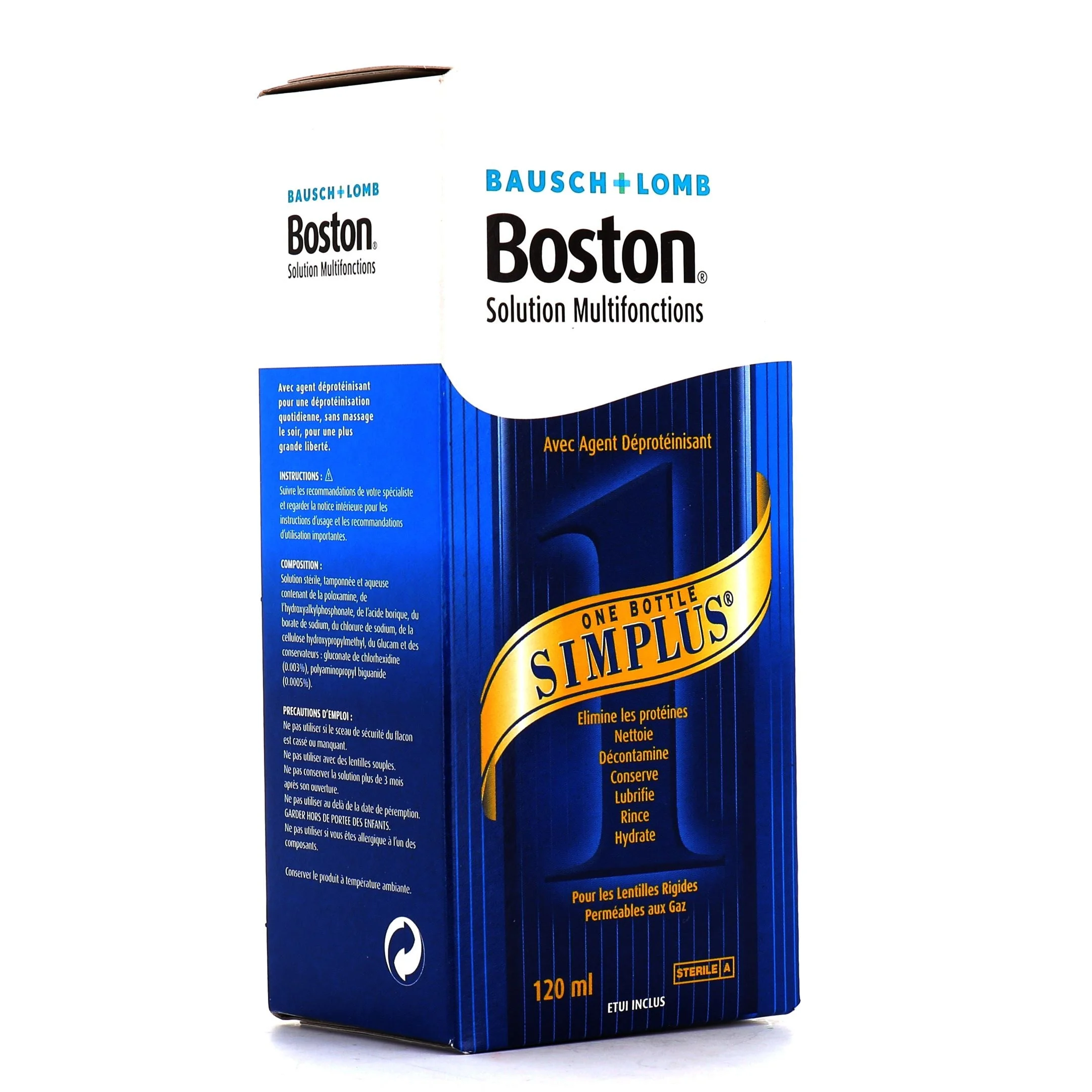 Bausch & Lomb boston simplus soluzione multifunzione per lenti rigide 120ml