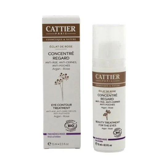 Cattier concentrato concentrato sguardo clat de rose 15 ml