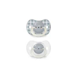 Suavinex Ciuccio in silicone T. Fusione fisiologica 4-18m 2uds