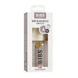 Bibs Baby Glass Bottle Ivory 110ml 1 Unità