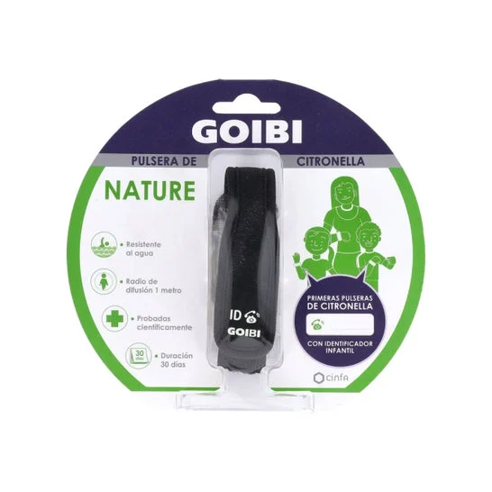 Goibi Nature braccialetto alla citronella nero 1pc