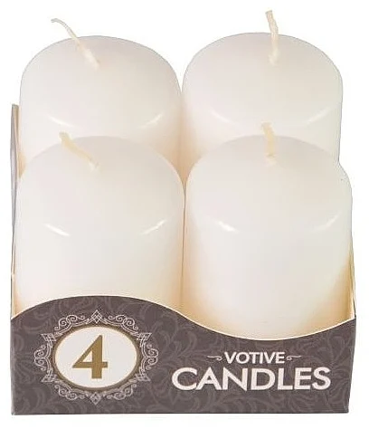 Set candele bianche