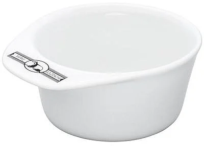 Ciotola da barba in ceramica con manico