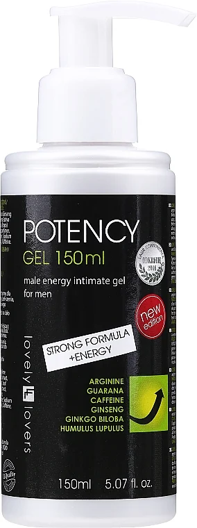 Gel intimo "Potency", per uomo