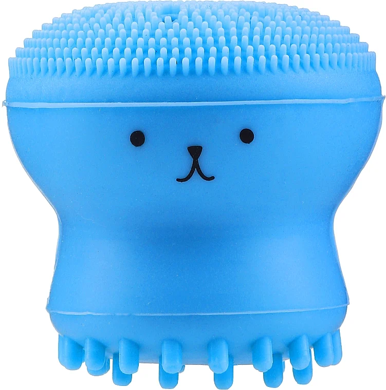 Spazzola in silicone per la pulizia dei pori, blu